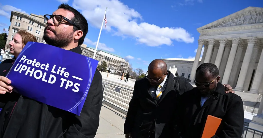 Supreme Court to weigh Trump's bid to end deportation shield for Haiti and Syria as thousands brace for ruling