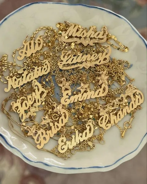 Yeah It's Jewelry: The Nameplate Necklaces That Took Over Los Angeles