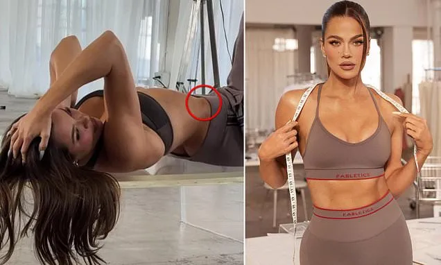 Khloe Kardashian fans spot mysterious 'scar' on her waist