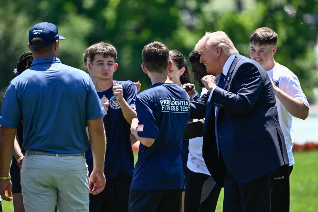 Trump's Presidential Fitness Test just got competitive -- could you pass it?