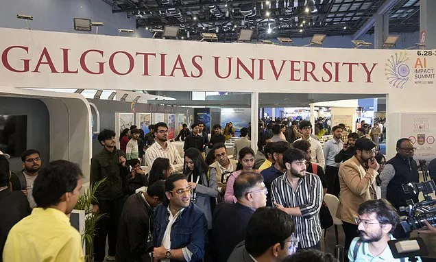 India boots a private university from an AI summit over a robot dog...