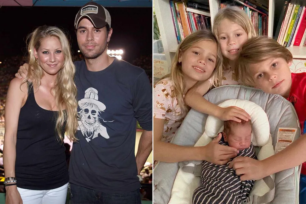 Enrique Iglesias and Anna Kournikova's 4 Kids Pose Together After Private Couple Welcomes New Baby