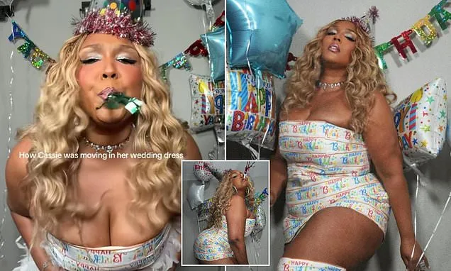Lizzo flaunts cleavage in her tiny 'birthday' suit as she turns 38