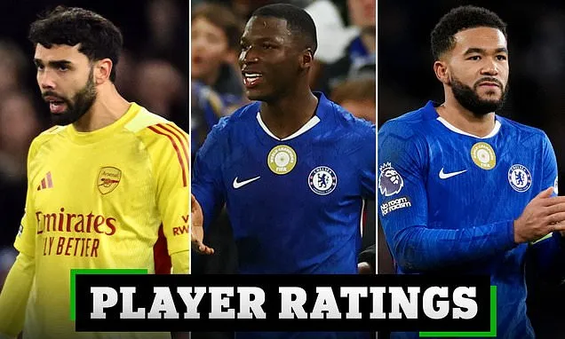 Chelsea 1-1 Arsenal PLAYER RATINGS