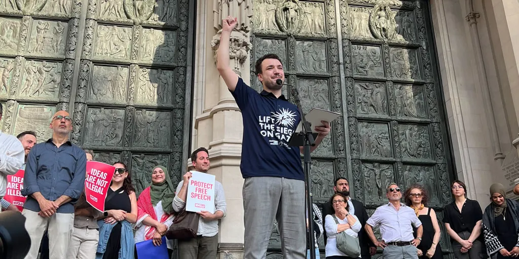 Mahmoud Khalil describes ICE detention, decries Columbia 'hypocrisy'