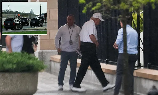 Trump seen for first time since rescue mission to save airman