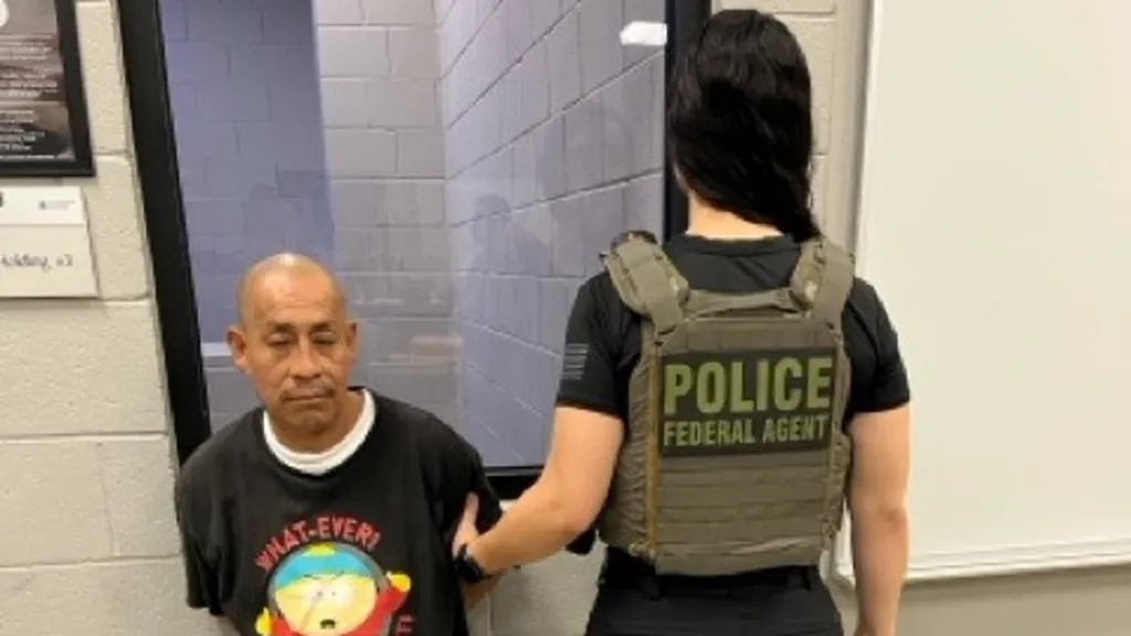 ICE arrest photo from San Diego goes viral for very cheeky reason