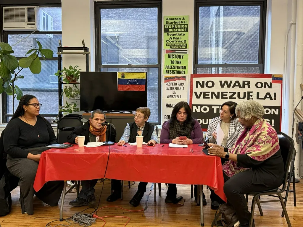 NYC press conference condemns U.S. no-fly zone over Venezuela