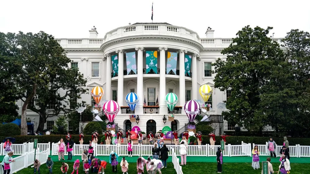 Trump Welcomes An Accused Russia Propagandist Back To The U.S. -- And The White House Easter Egg Hunt