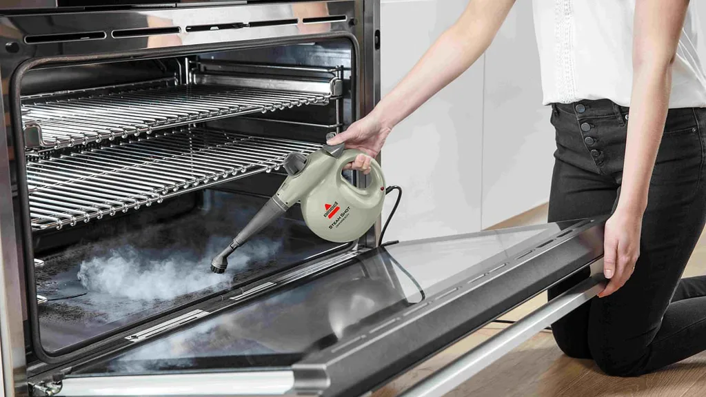 Eliminate germs with the new BISSELL dual steam cleaner and sanitizer