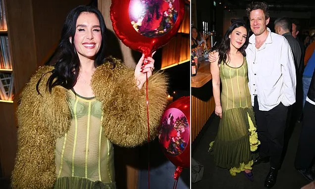 Jessie Ware flashes her underwear in a sheer dress at album launch