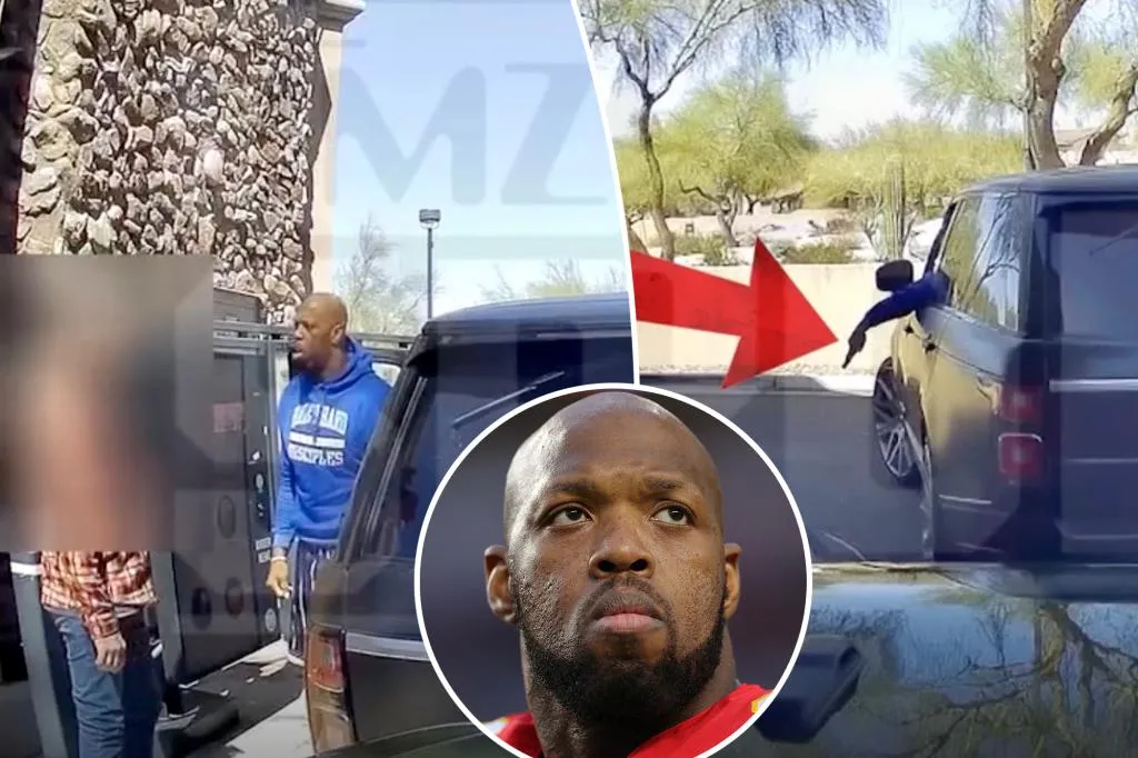New footage shows ex-NFL star Terrell Suggs brandishing gun in...