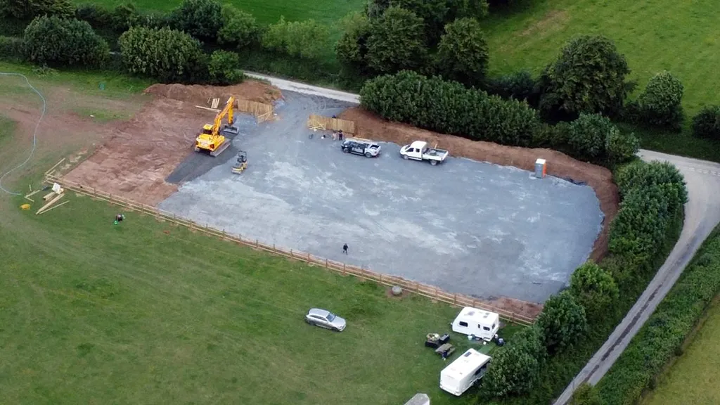 Villagers left 'powerless' as 'land-grabbing' travellers rip up field