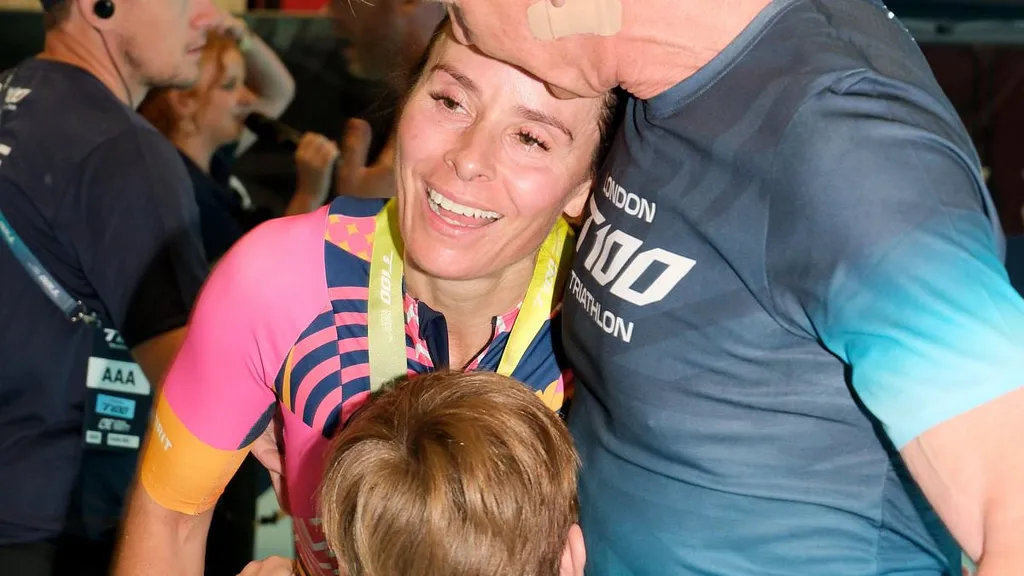 Gordon Ramsay and wife Tana take on triathlon challenge with family