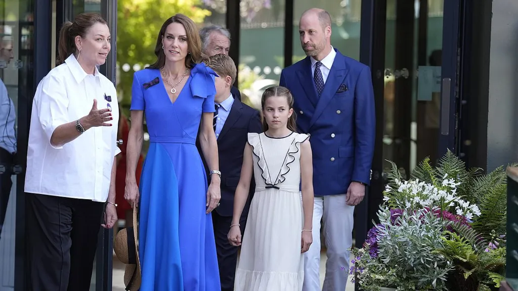 Princess Charlotte, 10, mimics her mother Kate's style at Wimbledon