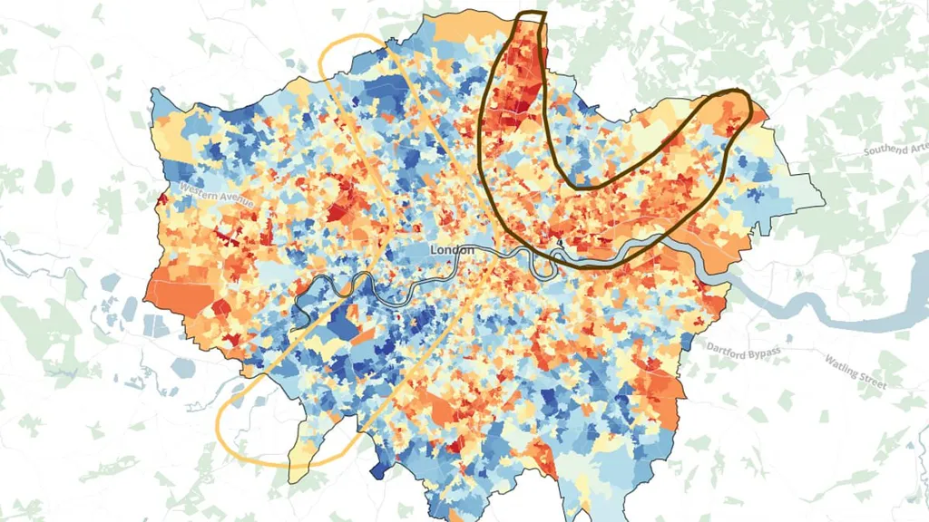 London 'rotten banana' unpeeled: Worst places to live in the capital