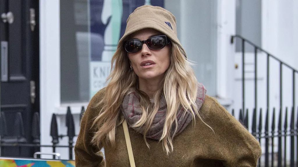 Sienna Miller cuts a trendy figure as she runs errands in Notting Hill