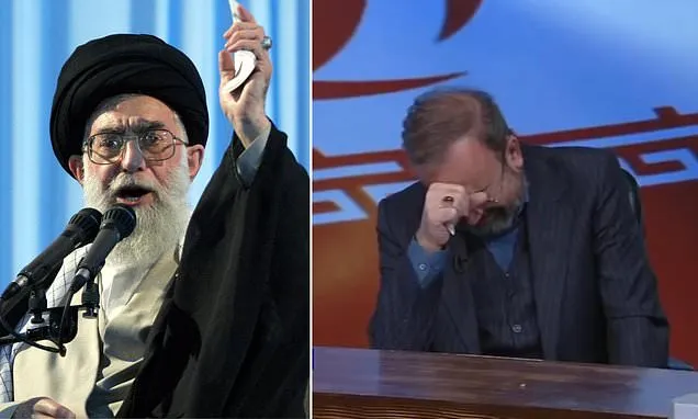 Moment Iranian TV anchor sobs on air as he announces Ayatollah's death