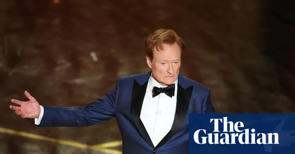 Conan O'Brien jokes about Ted Sarandos, Timothée Chalamet and 'frightening times' in Oscars monologue