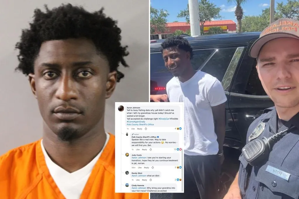 Cocky fugitive's social media challenge to sheriff backfires in...