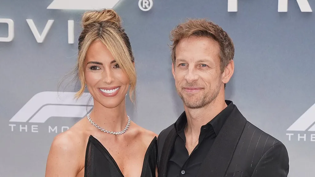 Jenson Button and Brittny Ward attend world premiere of F1: The Movie