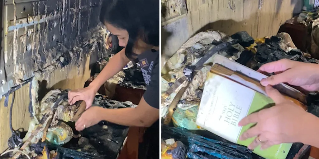 Fire wipes out family's home with 'nothing left' except for one treasured item: See the video