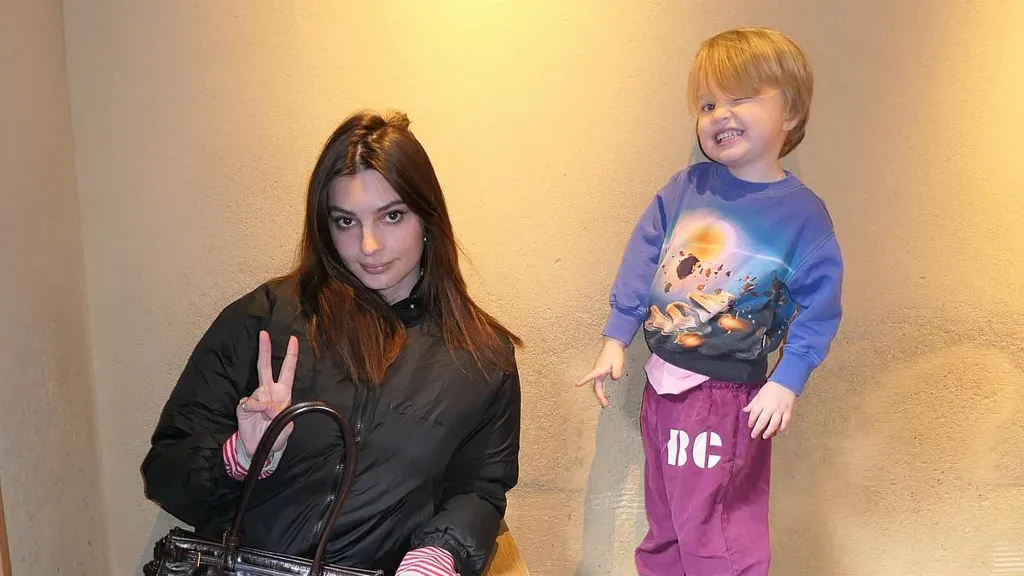 Emily Ratajkowski shares photos with her son Sylvester, 3, in Japan