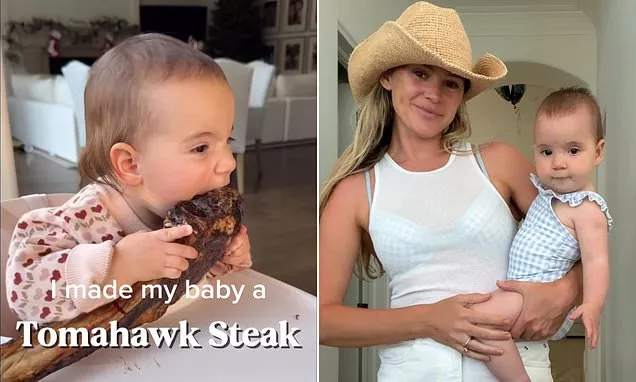 I was mom-shamed for giving my toddler giant steaks to teethe on