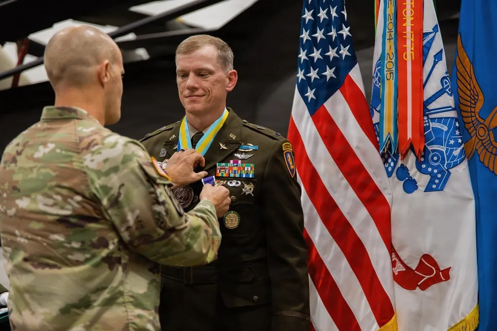 Wounded in 2012, honored in 2026 - Army Aviator receives Purple Heart
