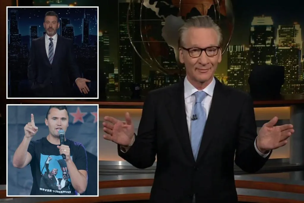 Bill Maher says Jimmy Kimmel was 'wrong' to suggest Charlie Kirk's...