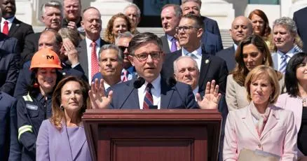 Mike Johnson, Steve Scalise lean on tax cuts as they fight to keep their majority in Congress