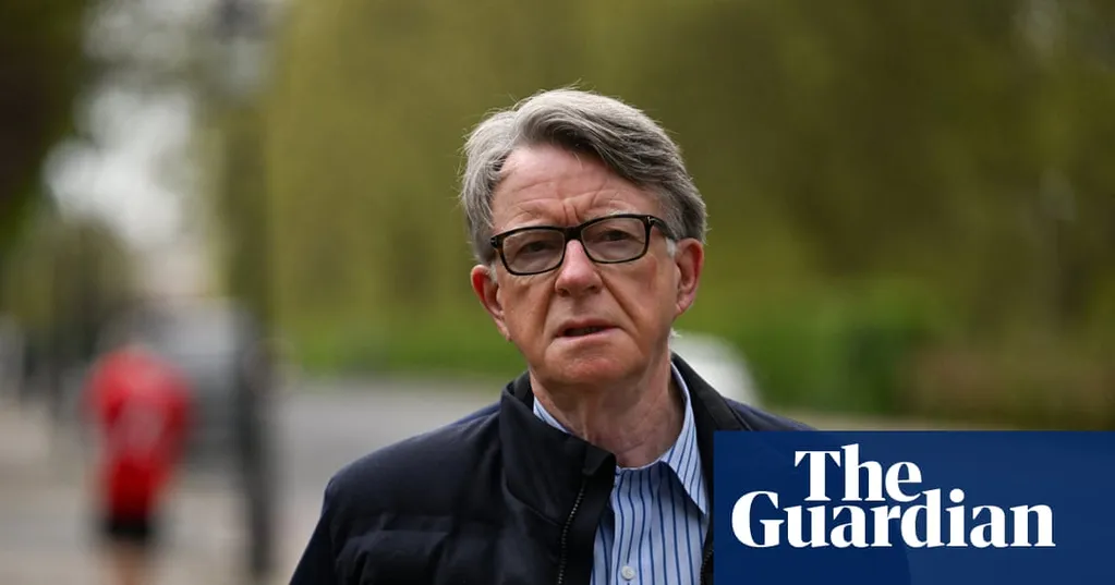 Retired high court judge to review Peter Mandelson's vetting process