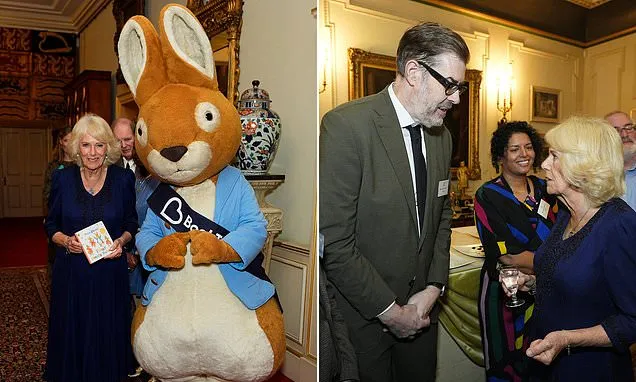 Queen Camilla welcomes Peter Rabbit to Clarence House