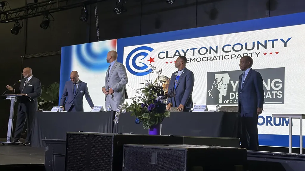 Only the Four Black male candidates show up for Democratic governors forum in Clayton County