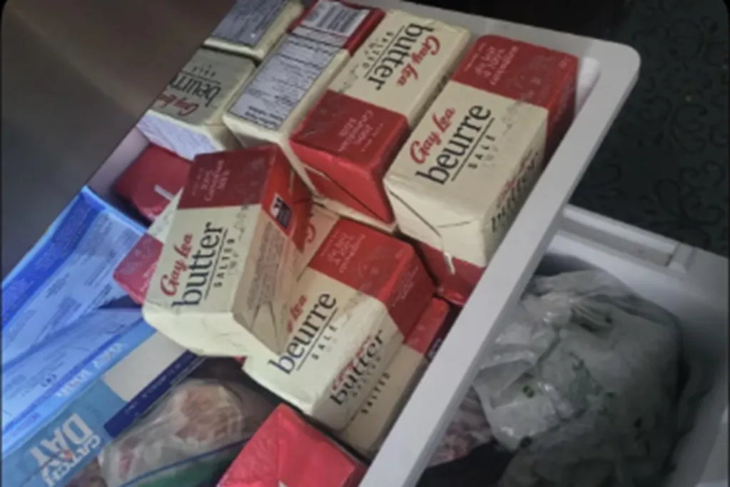 Man reveals how much butter 