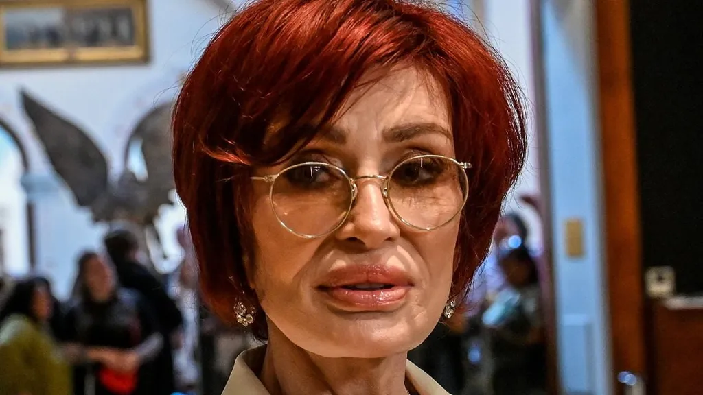 Sharon Osbourne, 72, shows off her plump pout at an Ozzy's exhibition