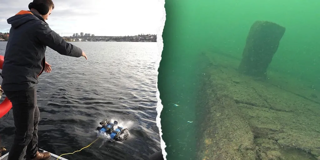 Underwater robotics expert reveals 'shipwreck city' hiding beneath major urban lake
