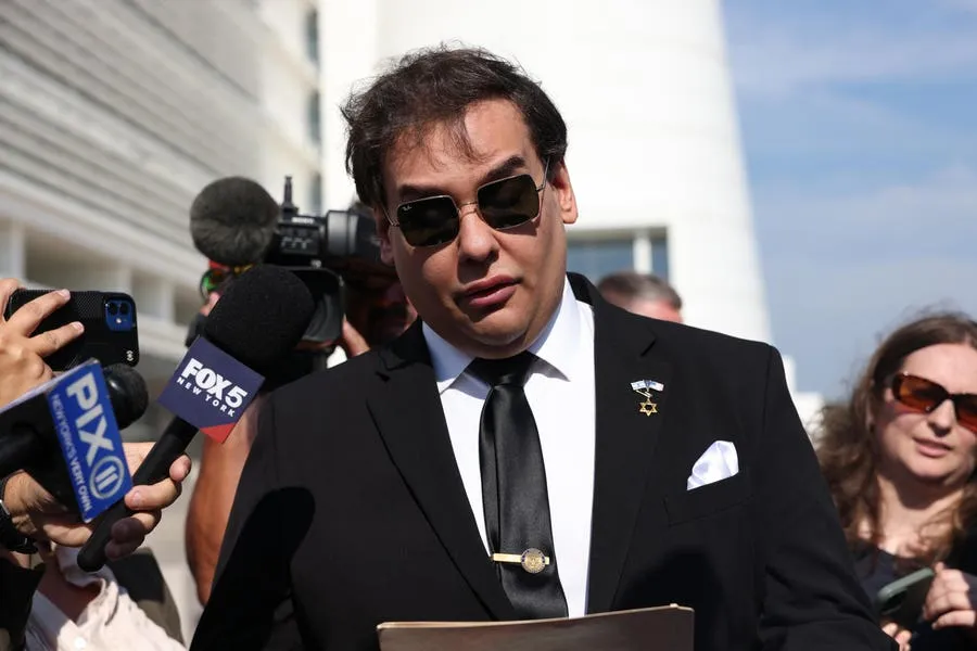 A Defiant George Santos Reports To Prison