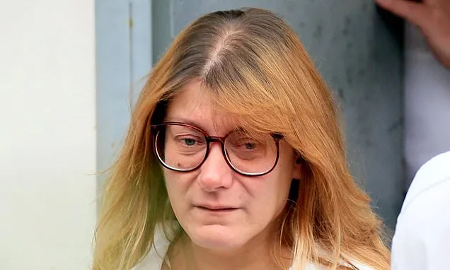 Prison cashier sobs in dock as she is jailed for affair with inmate