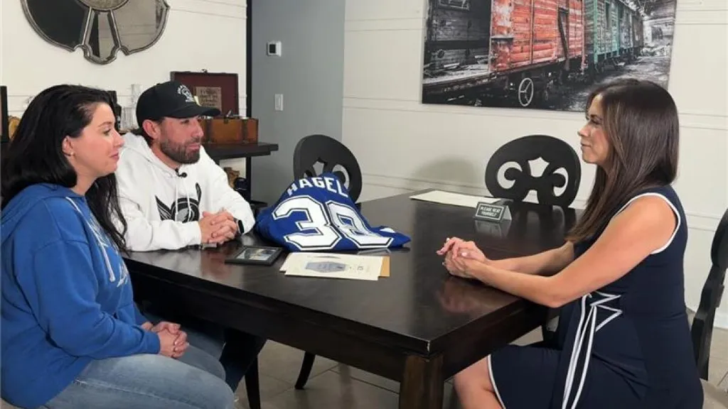 Love and Lightning: Local couple's romance blooms over shared love for hockey and the Bolts