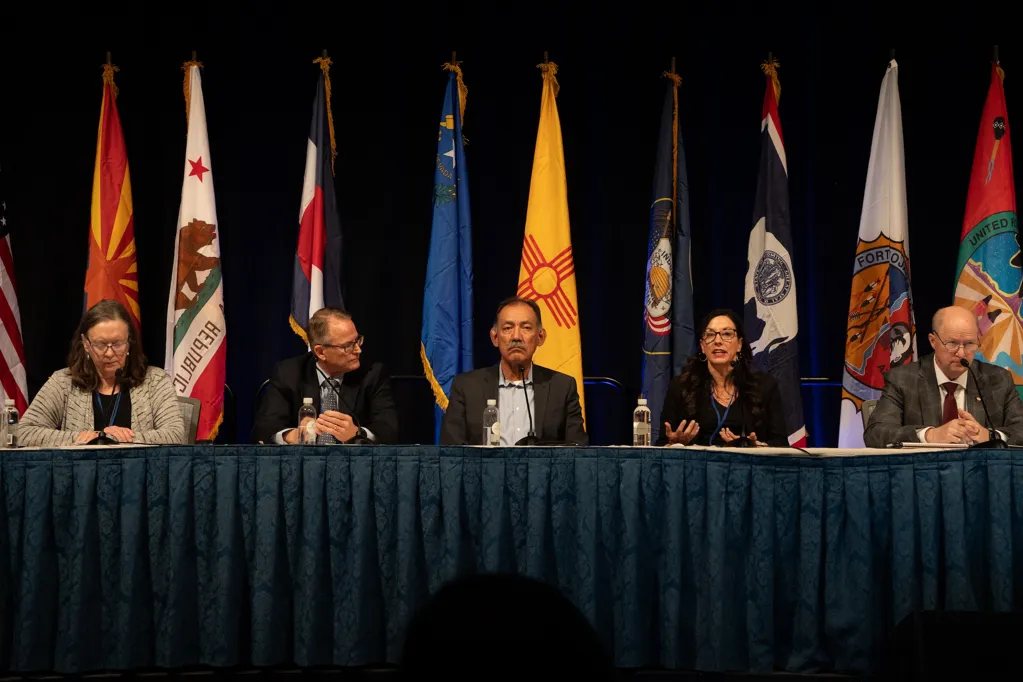 Colorado River officials, at odds over future water use, throw barbs during annual river conference