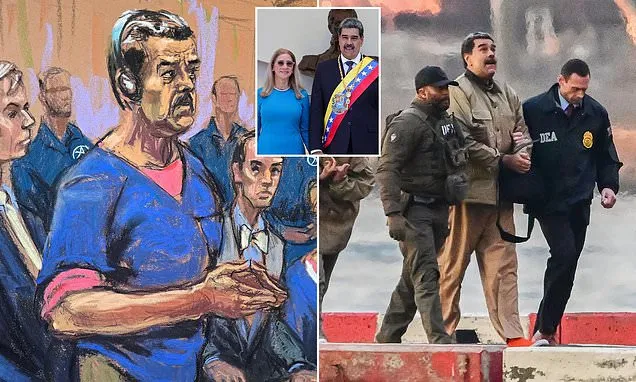 Venezuelan leader Nicolas Maduro and wife appear in court in New York
