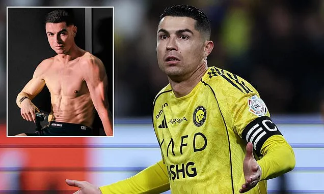 Cristiano Ronaldo, 41, shows off his ripped physique