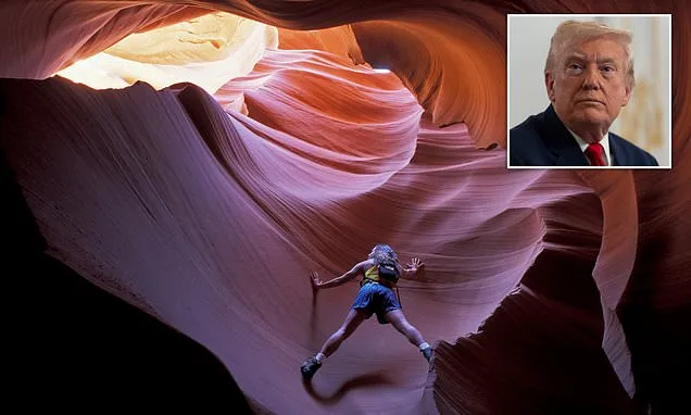 Iconic desert beauty spot is quieter than ever as Canadians boycott US