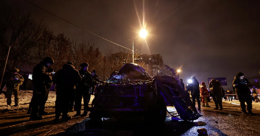 Russian drones, missiles pound Ukraine before Zelenskiy-Trump meeting