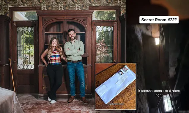 Couple finds secret rooms in historic home and letters from a stalker