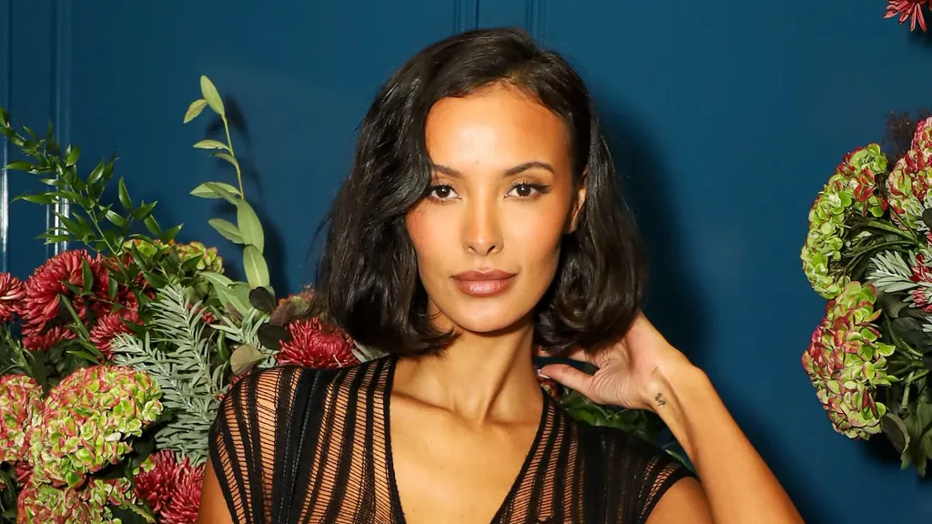 Maya Jama flaunts her jaw-dropping figure in a racy sheer gown