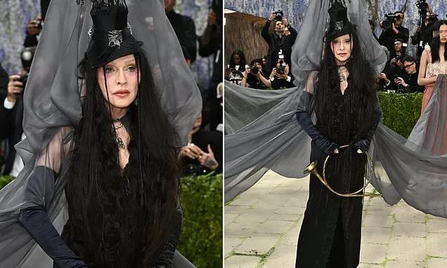 Madonna channels witchy energy for Met Gala 2026 with black wig