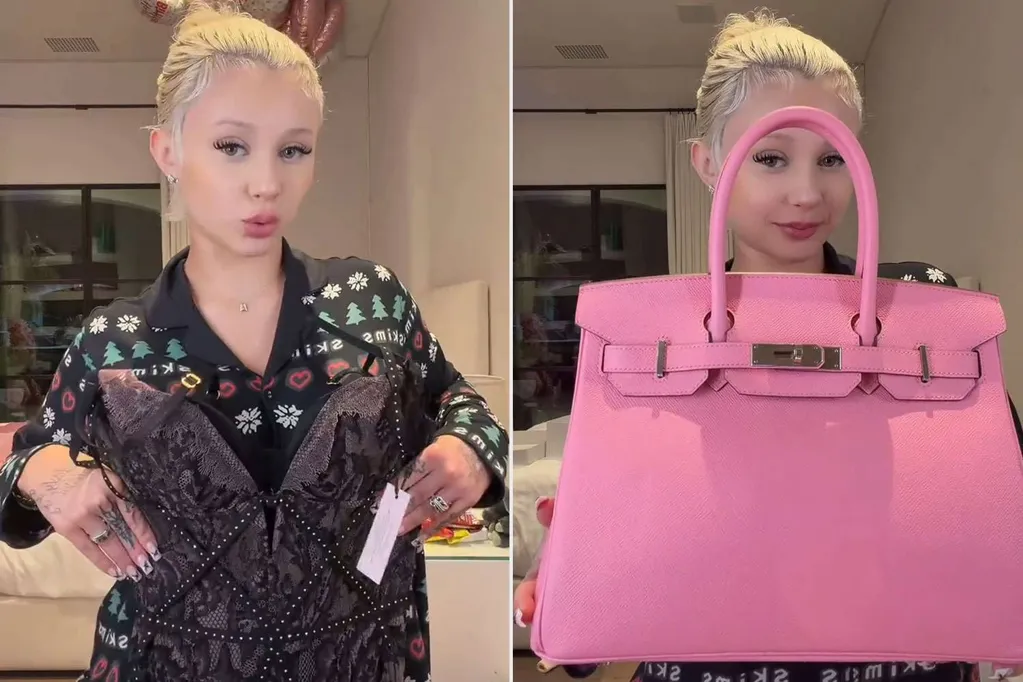 Alabama Barker Reveals Lavish 'Christmas Haul,' Including Diamonds, Lingerie and Hermès Birkin Bag Picked by Kylie Jenner