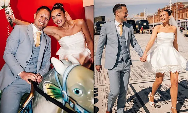 Emmerdale's Kelsey-Beth Crossley marries partner in Blackpool wedding